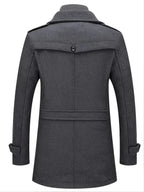 Men's Classic Zip-Up Winter Coat