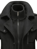 Men's Classic Zip-Up Winter Coat