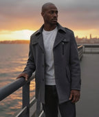 Men's Classic Zip-Up Winter Coat