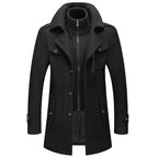 Men's Classic Zip-Up Winter Coat
