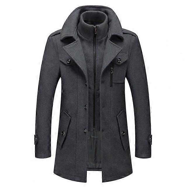 Men's Classic Zip-Up Winter Coat