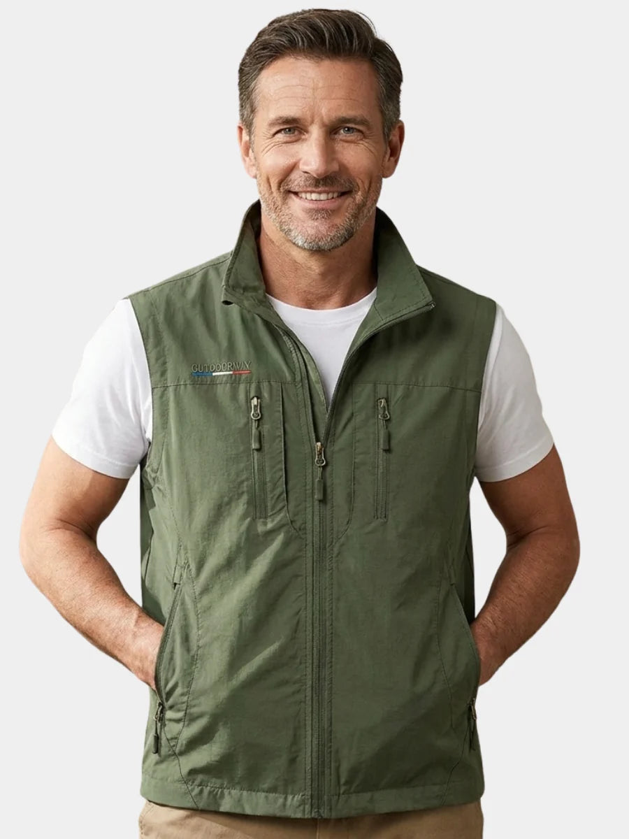 Men's Multi-Pocket Utility Vest