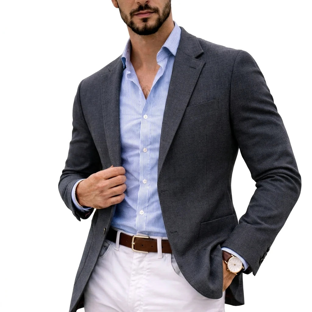 Thomas Men's Classic Knit Blazer